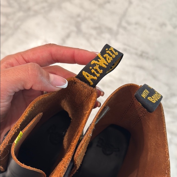 Dr. Martens Black Combat Moto Boots with Chunky Sole - Picture 10 of 10